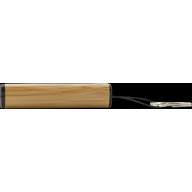 Bamboe mini-zaklamp met sleutelhanger Ilse