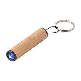 Bamboe mini-zaklamp met sleutelhanger Ilse
