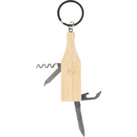 Bamboe multitool-sleutelhanger Inaya