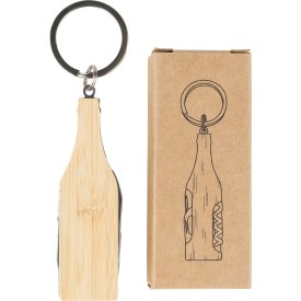 Bamboe multitool-sleutelhanger Inaya