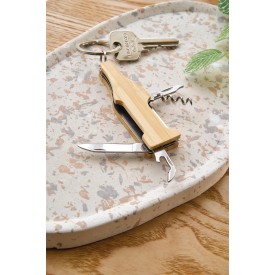 Bamboe multitool-sleutelhanger Inaya
