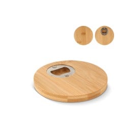 Bamboe onderzetter & flesopener