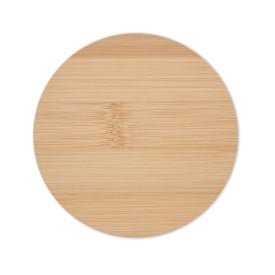 Ronde onderzetter - bamboe - diameter 8.5cm
