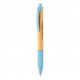 Bamboe & tarwestro pen-Blauw