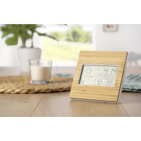 Bamboe weerstation meerdere functies