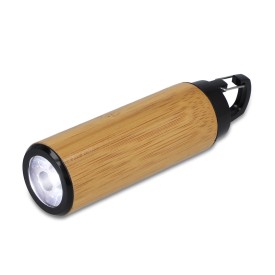 Bamboe zaklamp met clip-Natuur