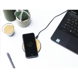 Bamboo 10W Wireless Fast Charger draadloze snellader