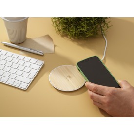 Bamboo 15W Wireless Fast Charger draadloze snellader