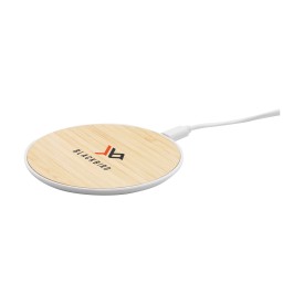 Bamboo 15W Wireless Fast Charger draadloze snellader-Wit
