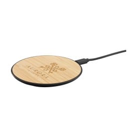 Bamboo 15W Wireless Fast Charger draadloze snellader-Zwart
