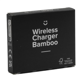 Oplader - 15W - bamboe - draadloos