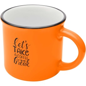 Bari 240 ml mok van keramiek-Oranje