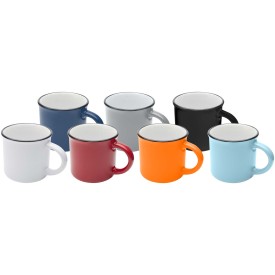 Bari vintage mok 240 ml - keramiek - in recyclede kartonnen geschenkverpakking