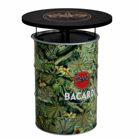 Barrel Tafel RAL met Zwart Blad