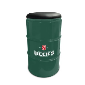 Barrel Zitje met Deksel RAL-Eigen kleur