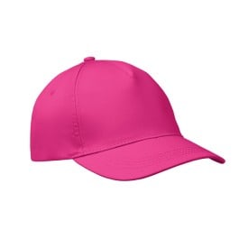 Baseballcap met 5 panelen-Fuchsia