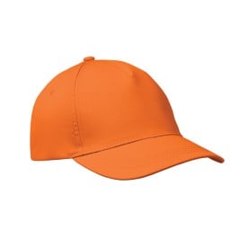 Baseballcap met 5 panelen-Oranje