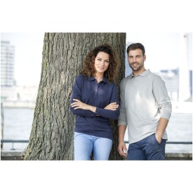 Basic heren polo lange mouwen