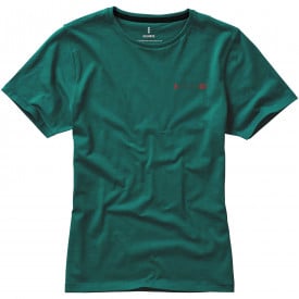 Klassiek dames T-shirt-Forest green