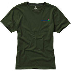 Klassiek dames T-shirt-Legergroen
