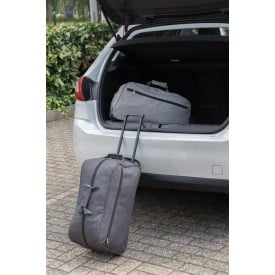 Weekend trolley - 26 x 55 x 28 cm - polyester - 40 l - uittrekbaar trolleysysteem