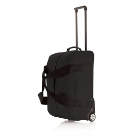 Basic weekend trolley-Zwart-Zonder opdruk