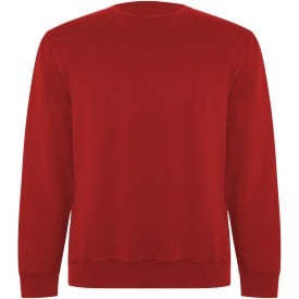 Batian unisex sweater met ronde hals-Rood