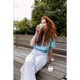 BE O lifestyle koffiebeker 340 ml - bio TPE/PP - herbruikbaar