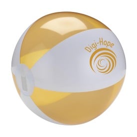 BeachBall Ø 24 cm strandbal-Wit/oranje