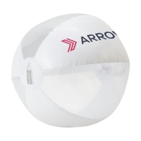 BeachBall Ø 24 cm strandbal-Wit/transparant