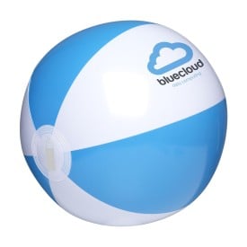 BeachBall Ø 27 cm strandbal-Wit/blauw