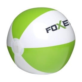 BeachBall Ø 27 cm strandbal-Wit/groen