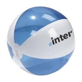 BeachBall Ø 30 cm-Blauw/wit