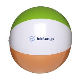 Beachball - Ø 30 cm - kunststof - opblaasbaar