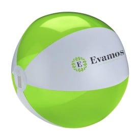 BeachBall Ø 30 cm-Wit/lime