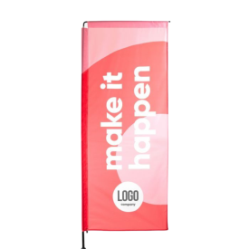 Beachflag L - squareflag - 75 x 400 cm