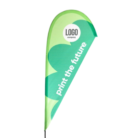 Beachflag S - dropflag - 70 x 180 cm