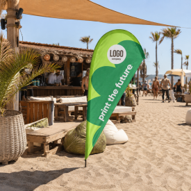 Beachflag S - dropflag - 70 x 180 cm