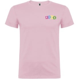 Beagle kindershirt met korte mouwen-Lichtroze
