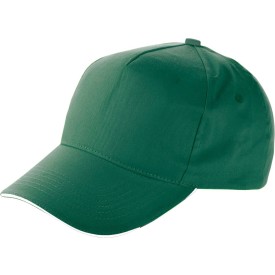Beau 5 panel cap - katoen - sandwich klep - klittenbandsluiting