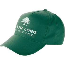 Beau 5 panel cap - katoen - sandwich klep - klittenbandsluiting