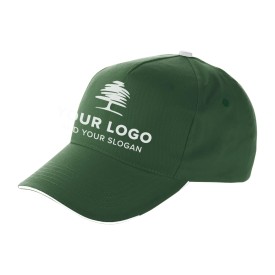 Beau 5 panel cap - katoen - sandwich klep - klittenbandsluiting
