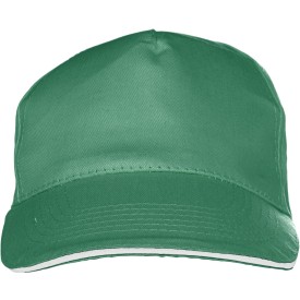 Beau 5 panel cap - katoen - sandwich klep - klittenbandsluiting