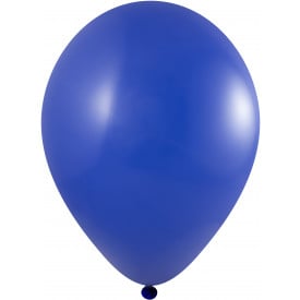 Bedrukte ballonnen in Qualityprint 85/95 cm-Donker blauw reflex