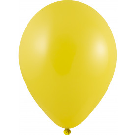 Bedrukte ballonnen in Qualityprint 85/95 cm-Donker geel