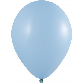 Bedrukte ballonnen in Qualityprint 85/95 cm-Licht blauw