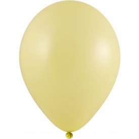 Bedrukte ballonnen in Qualityprint 85/95 cm-Licht geel