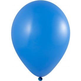 Bedrukte ballonnen in Qualityprint 85/95 cm-Midden blauw