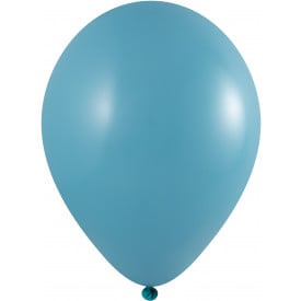Bedrukte ballonnen in Qualityprint 85/95 cm-Turquoise blauw