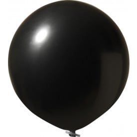 Bedrukte ballonnen in Qualityprint 85/95 cm-Zwart